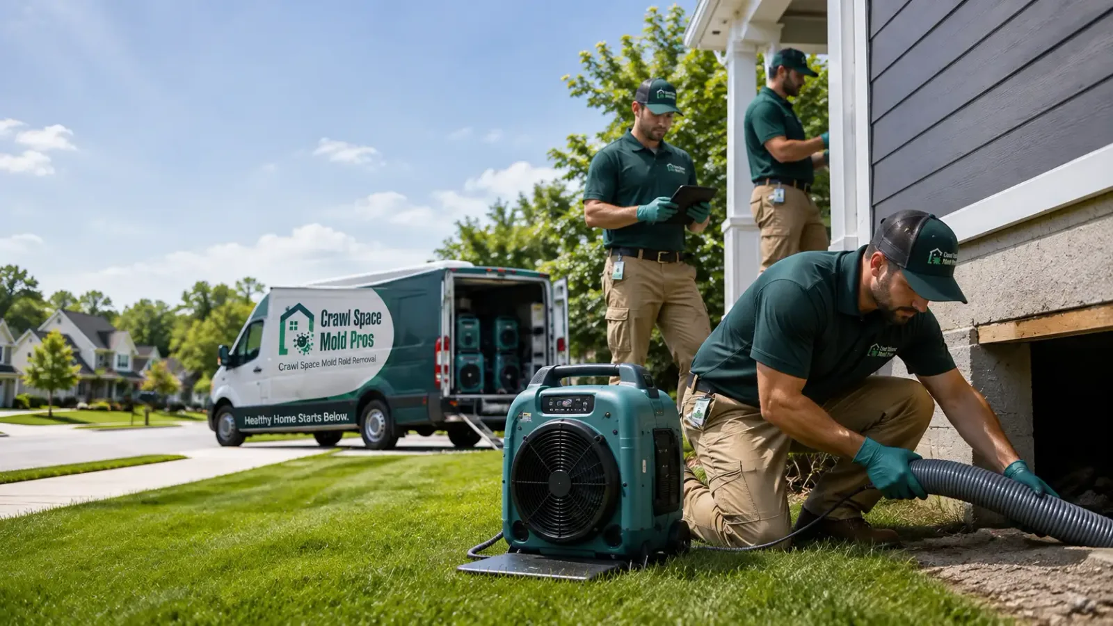 Crawl Space Mold Removal in Colby, WI